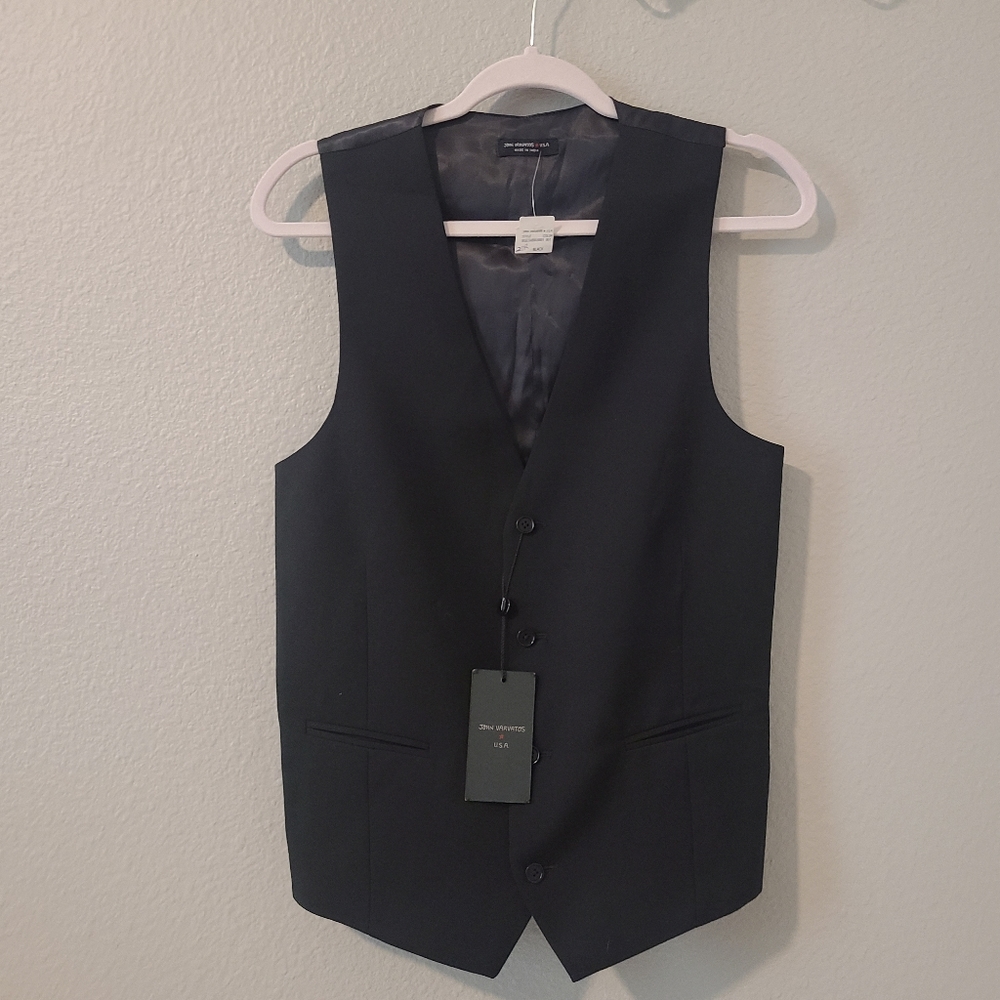NWT John Varvatos Boys 100% Wool Vest